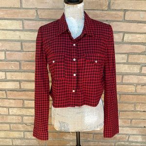 Wild Fable button down plaid top